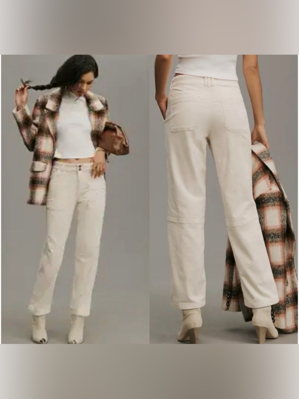 Anthropologie Pilcro The Wanderer Corduroy Pants High Rise Relaxed Leg Utility